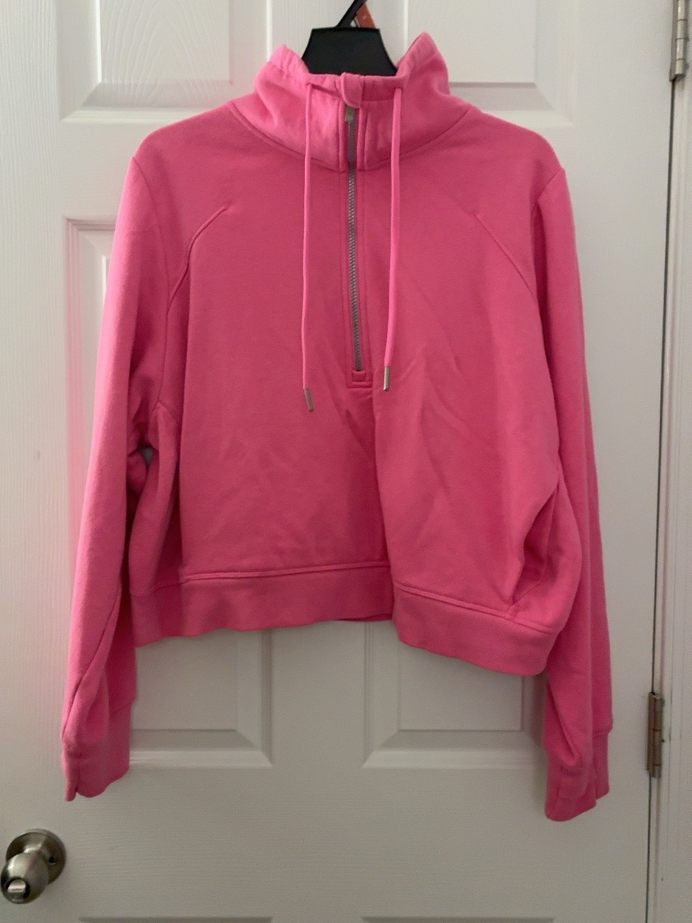 all in motion Pink Half-Zip Funnel Neck Sweatshirt